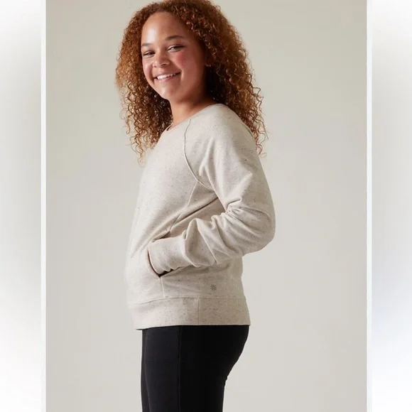 Athleta Girl Sweatshirts Sweaters Fleece Athletic Bundle of Two Size Medium 8-10